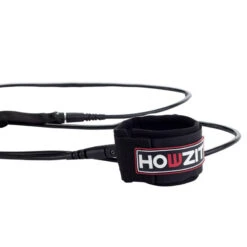 LEASH SURF HOWZIT NOIR DIAMETRE 7MM -FANATIC || Starboard || JOBE Soldes Boutique leash surf howzit noir diametre 7mm 9