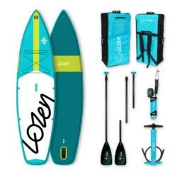 PADDLE GONFLABLE LOZEN 10.8 BLEU -FANATIC || Starboard || JOBE Soldes Boutique paddle gonflable lozen 108 bleu 2021 1