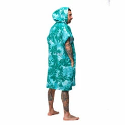 PONCHO AFTER BIG LEAVES GREEN -FANATIC || Starboard || JOBE Soldes Boutique poncho after big leaves green 2