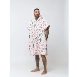 PONCHO AFTER HYPE PALE PINK -FANATIC || Starboard || JOBE Soldes Boutique poncho after hype pale pink 2