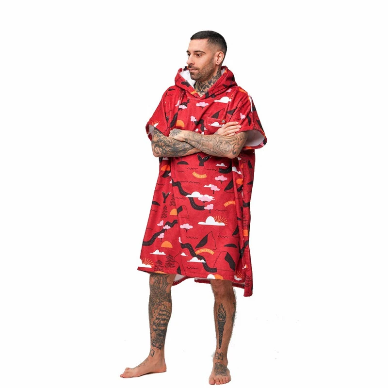 PONCHO AFTER SKETCHBOOK MUD ROUGE 4 PONCHO AFTER SKETCHBOOK MUD ROUGE – Image 2