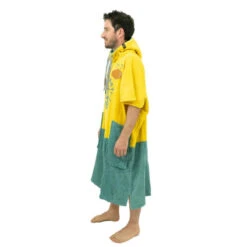 All-In PONCHO ALL IN BUMPY JAUNE/VERT -FANATIC || Starboard || JOBE Soldes Boutique poncho all in bumpy jaune vert 2