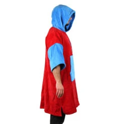 Poncho Howzit Bleu/rouge -FANATIC || Starboard || JOBE Soldes Boutique poncho howzit bleu rouge 5