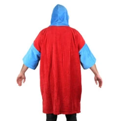 Poncho Howzit Bleu/rouge -FANATIC || Starboard || JOBE Soldes Boutique poncho howzit bleu rouge 9