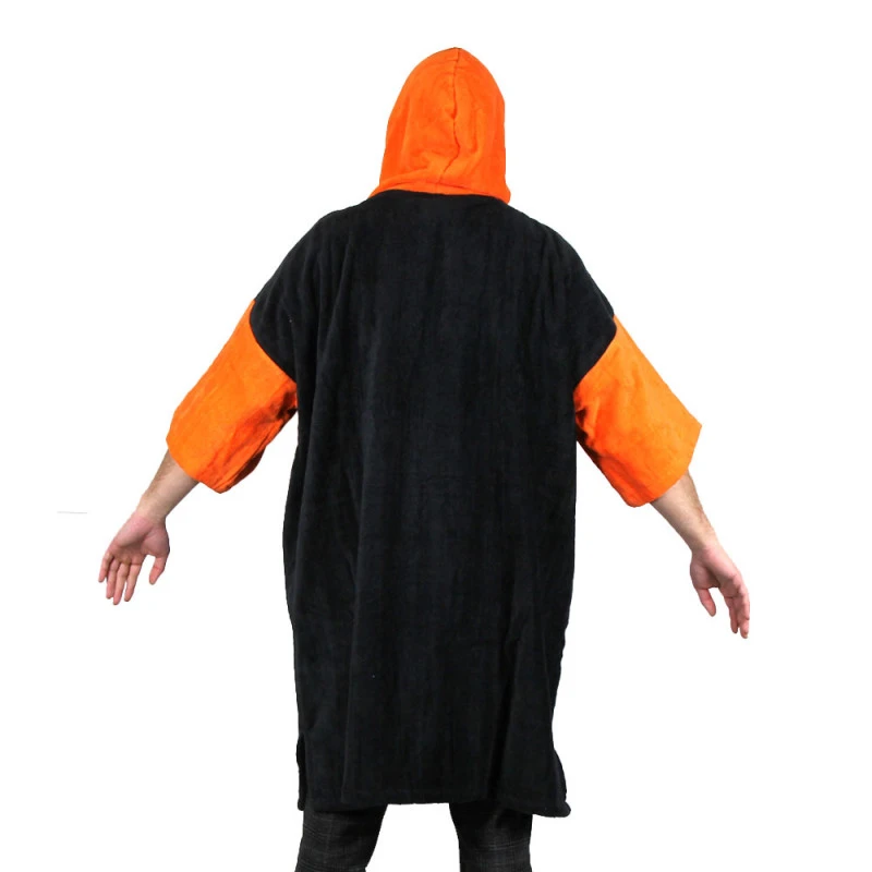 Poncho Howzit Noir/orange 6 Poncho Howzit Noir/orange – Image 4