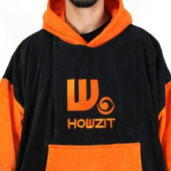 Poncho Howzit Noir/orange 19 Poncho Howzit Noir/orange -FANATIC || Starboard || JOBE Soldes Boutique poncho howzit noir orange 7