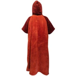 PONCHO PLAID AFTER ESSENTIAL SHERPA ROUGE TU -FANATIC || Starboard || JOBE Soldes Boutique poncho plaid after essential sherpa rouge tu 2